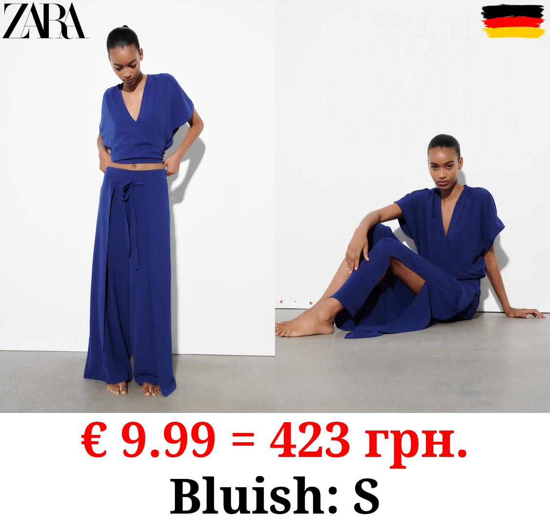 FLOWING WRAP TROUSERS