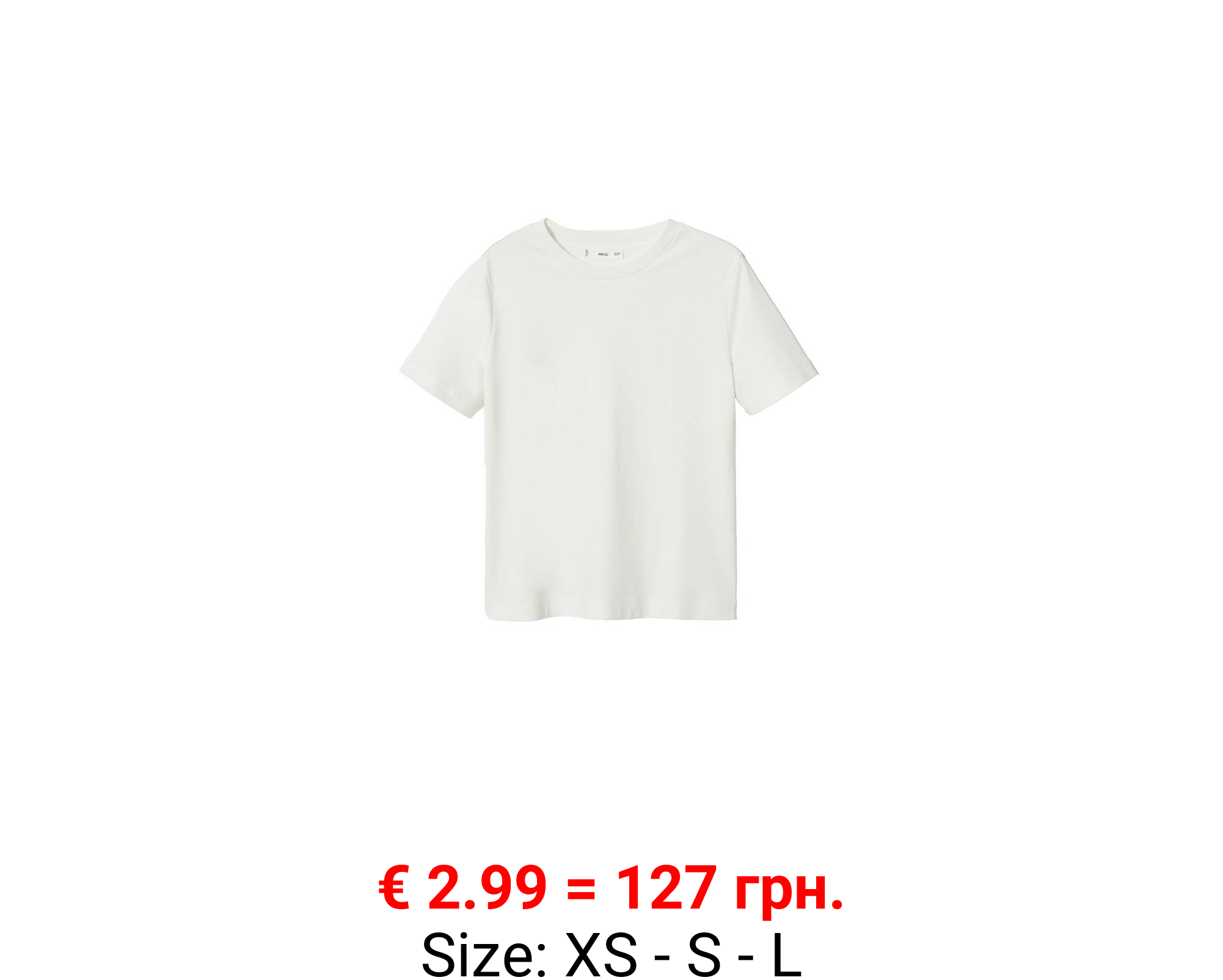 Camiseta 100% algodón 