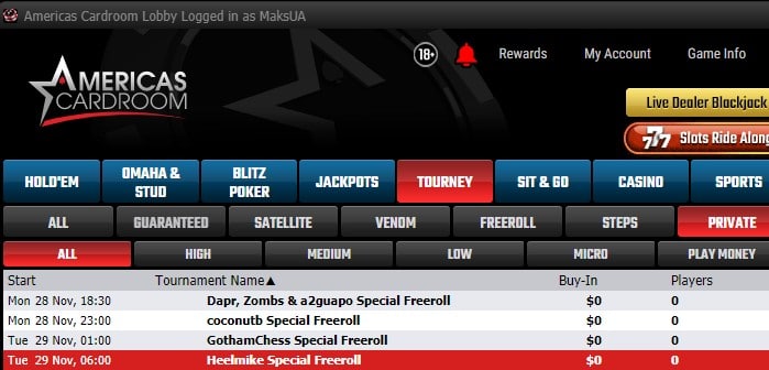 Americas cardroom пароли. Cardroom.