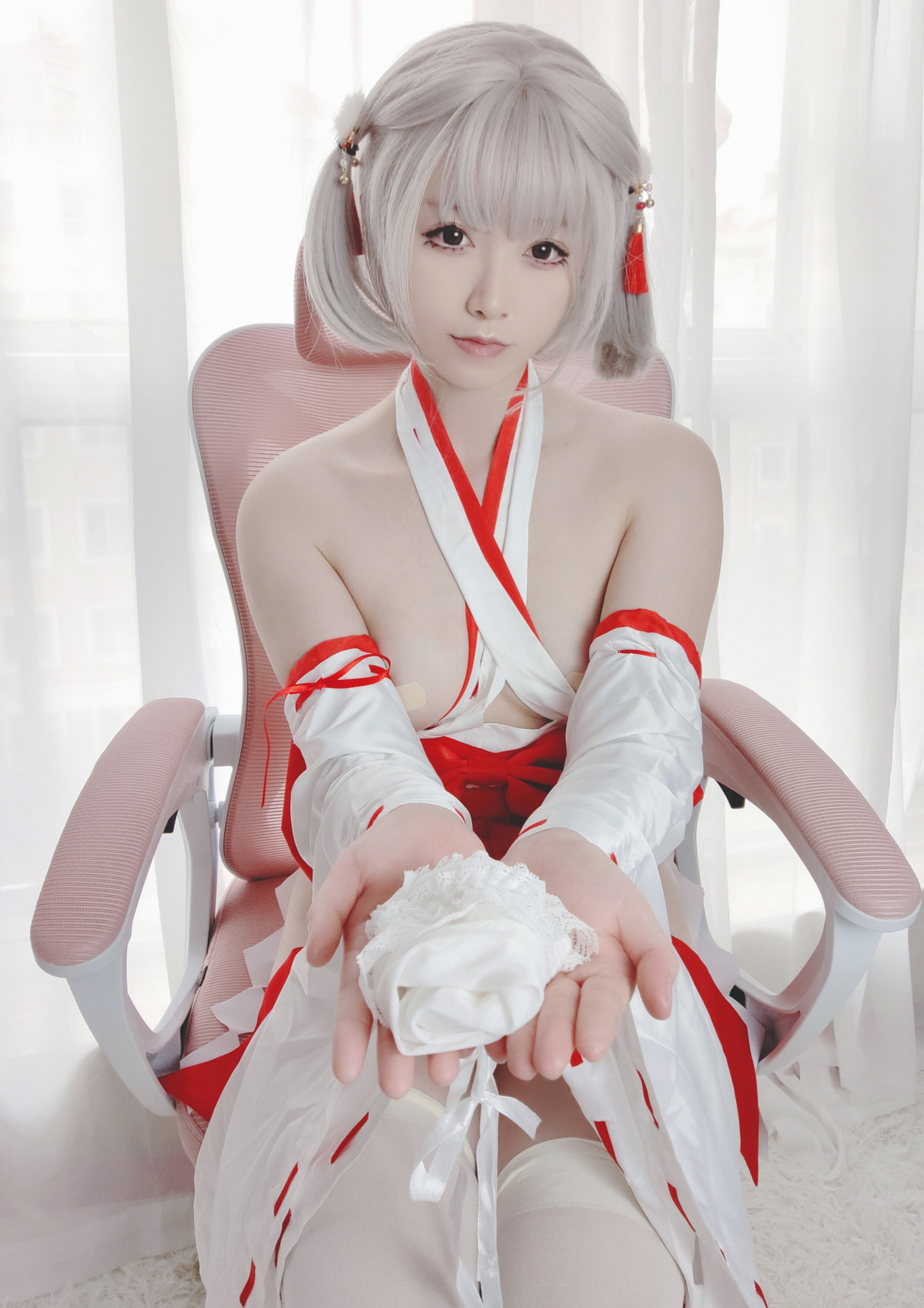 Cosplay Asagiriai愛ちゃん 巫女服自拍 28