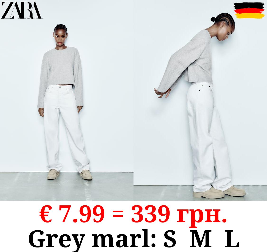 SOFT CABLE-KNIT SWEATER