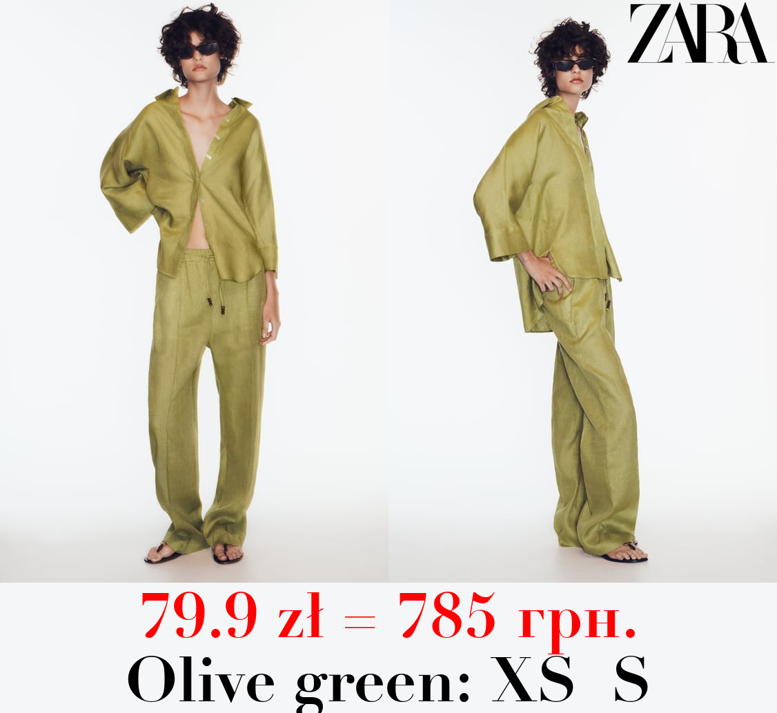 WIDE SLEEVE LINEN SHIRT