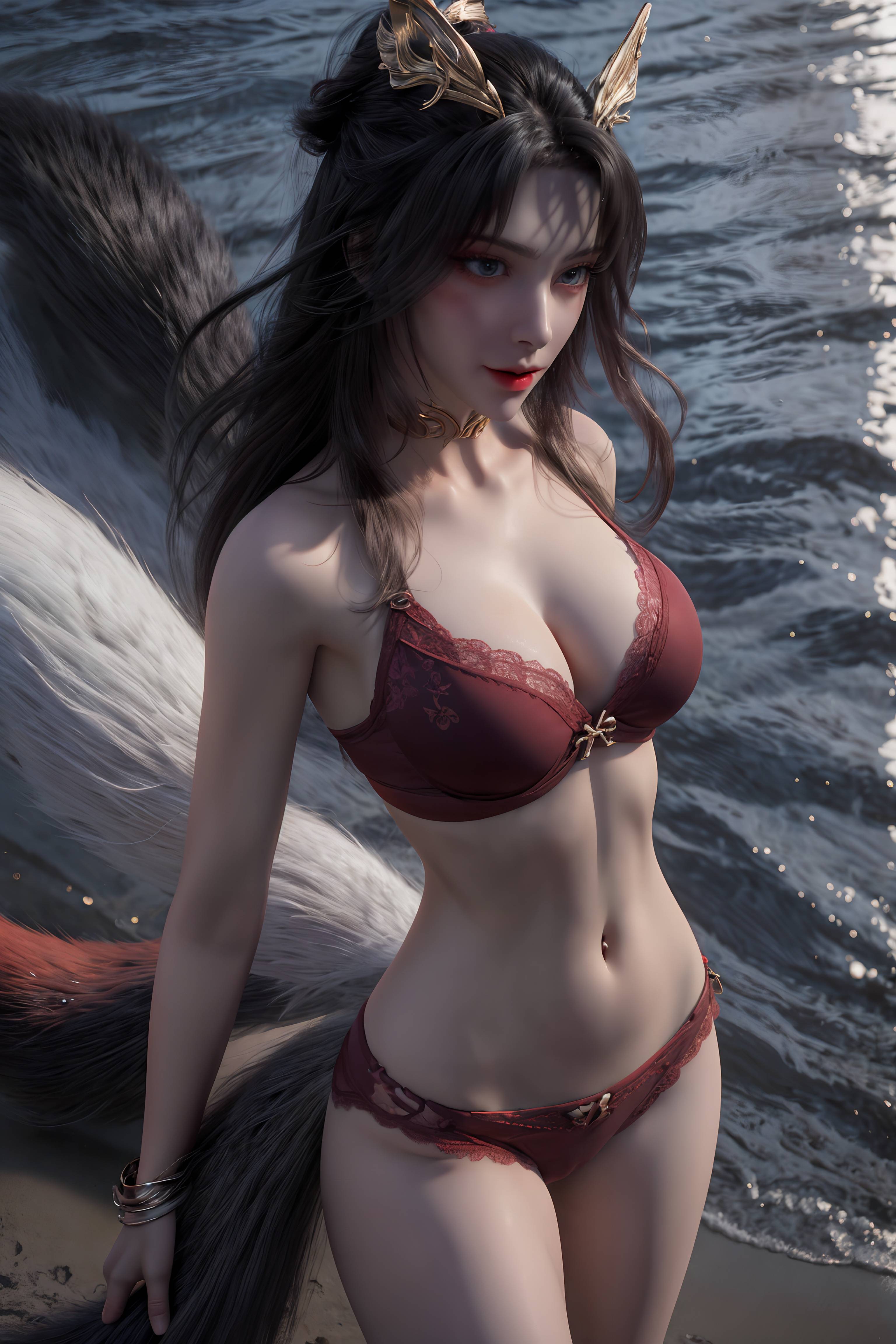 图片[21]-完美世界-天狐仙子 逼真狐尾-六色网