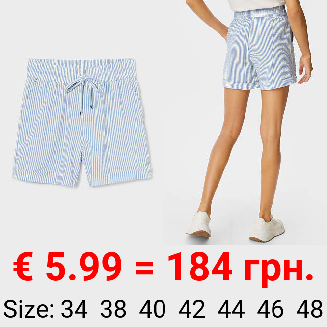 Shorts - recycelt - gestreift