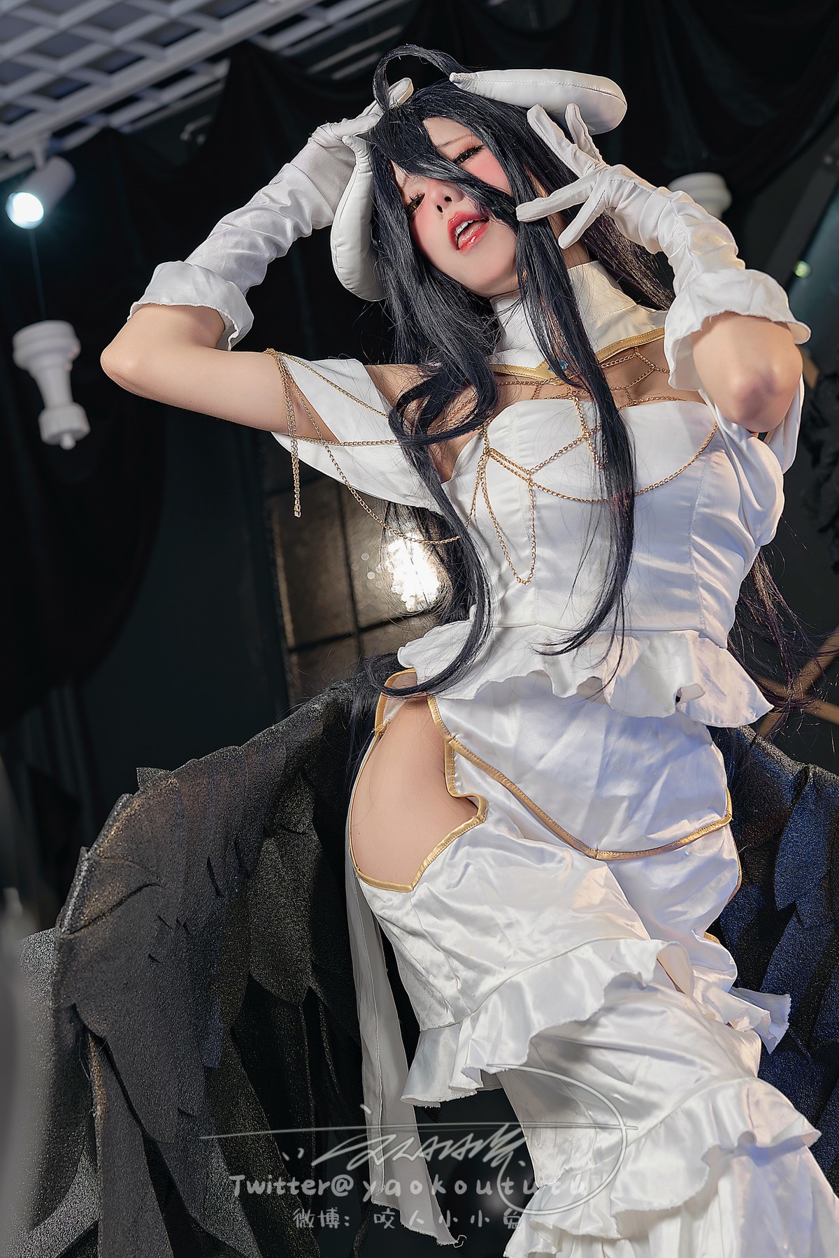 Cosplay 黏黏团子兔 魅魔之耻 雅儿贝德 & Tell Me 3