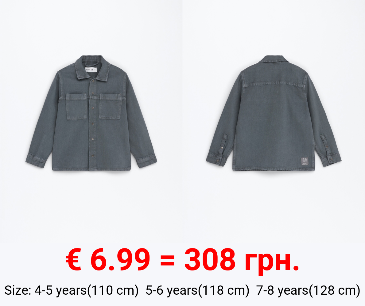 Denim overshirt