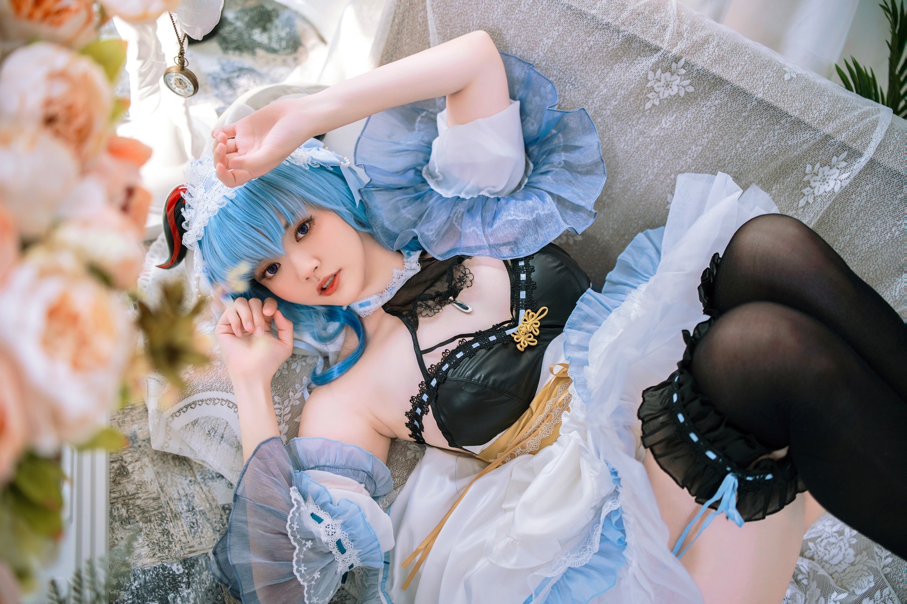 Cosplay Ying Tze 甘雨 Ganyu Maid 1
