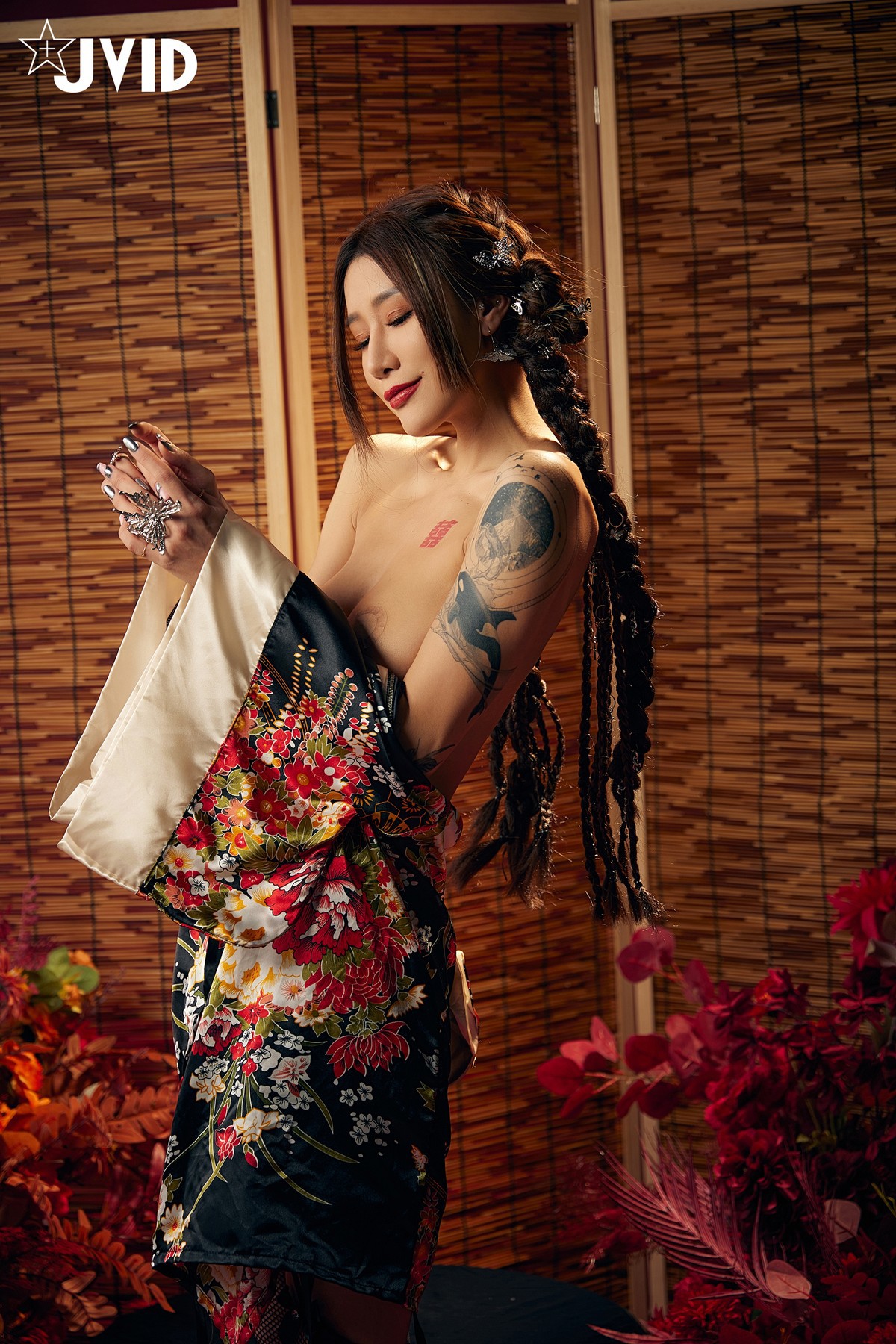 JVID精品 聖上寵幸首選～傾國傾城囍媚娘 婀娜多姿 酥胸外露 Set.02 34