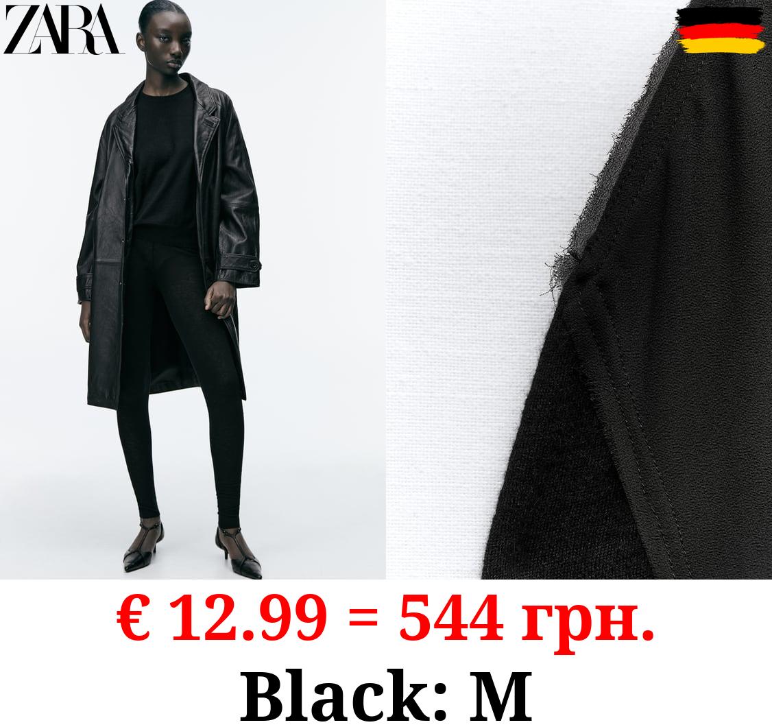 ALPACA BLEND AND FELT TEXTURE CONTRAST KNIT SWEATER