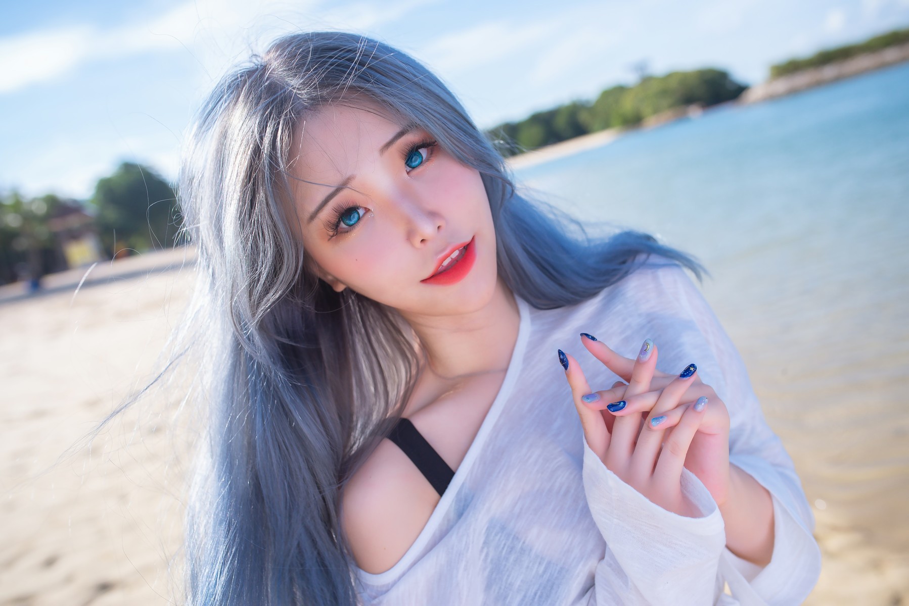 Plant Lily 花リリ Cosplay Beach lily 5