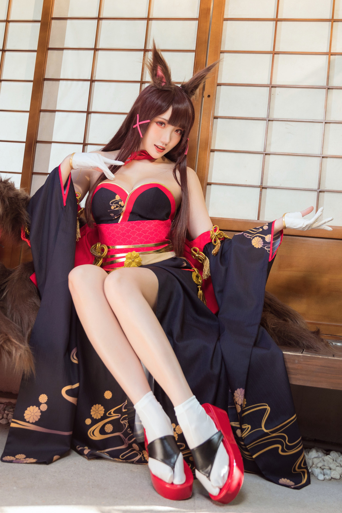 Cosplay 瓜希酱 赤城 Akagi 27