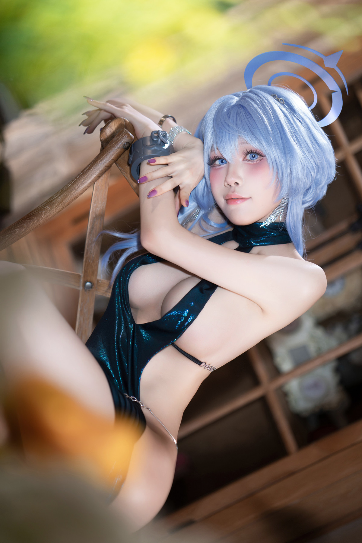 Cosplay 水淼Aqua 碧蓝档案 天雨亚子礼服 Set.01 11