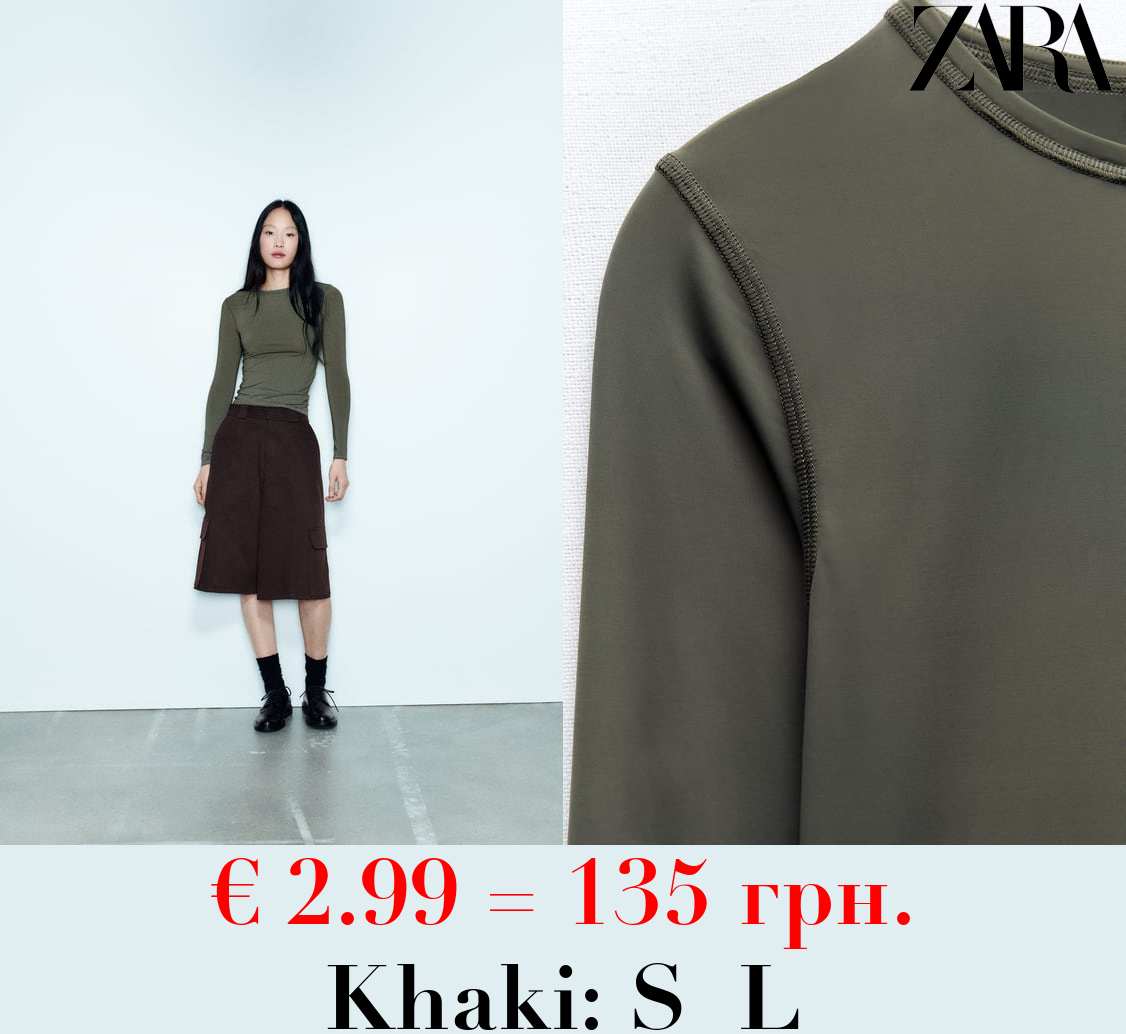 LONG SLEEVE POLYAMIDE T-SHIRT