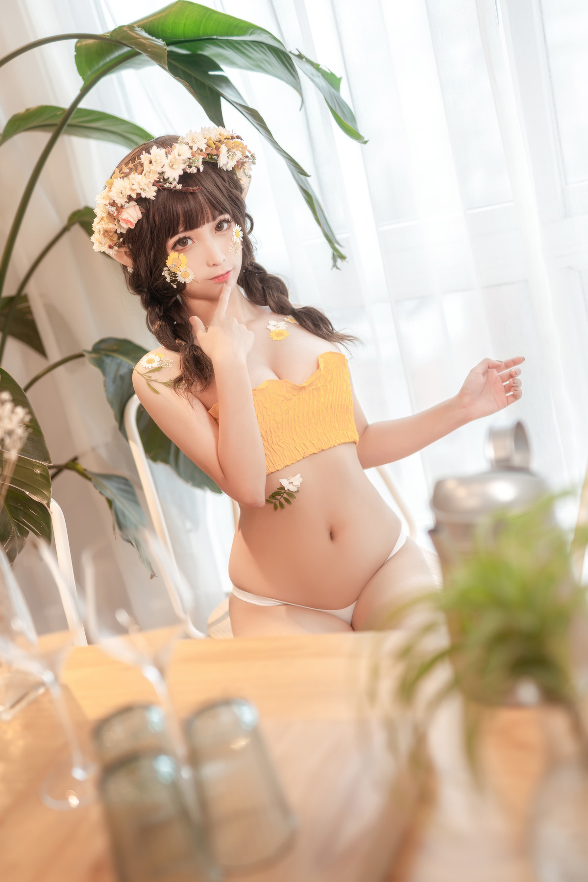 Cosplay 蠢沫沫Chunmomo 《尖耳国度》花精灵 33