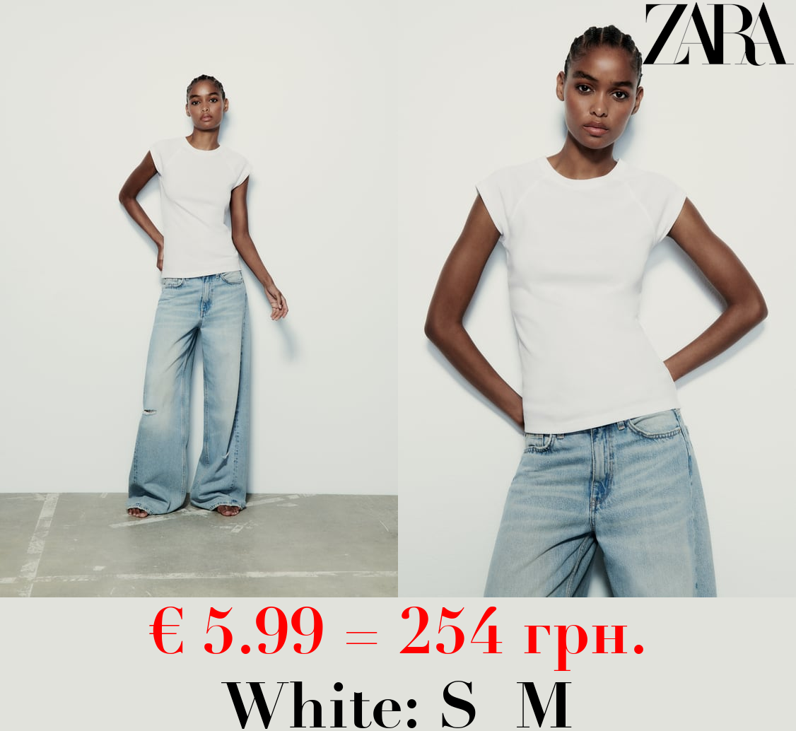 FADED COTTON T-SHIRT