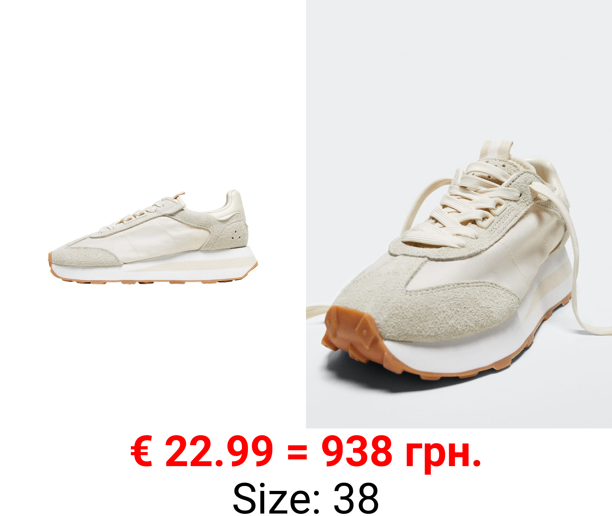 deportivas aplique piel