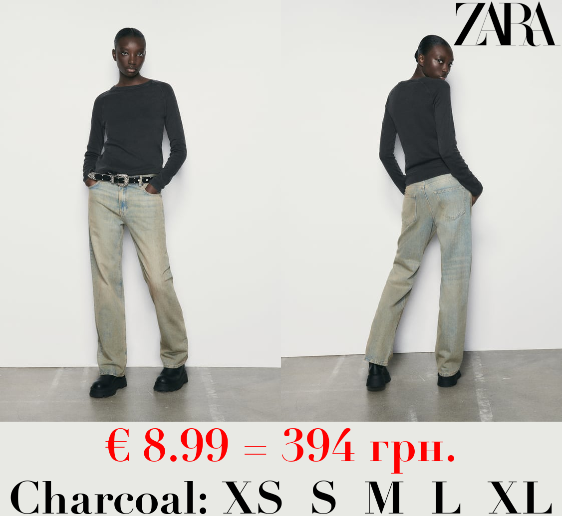 FADED COTTON T-SHIRT