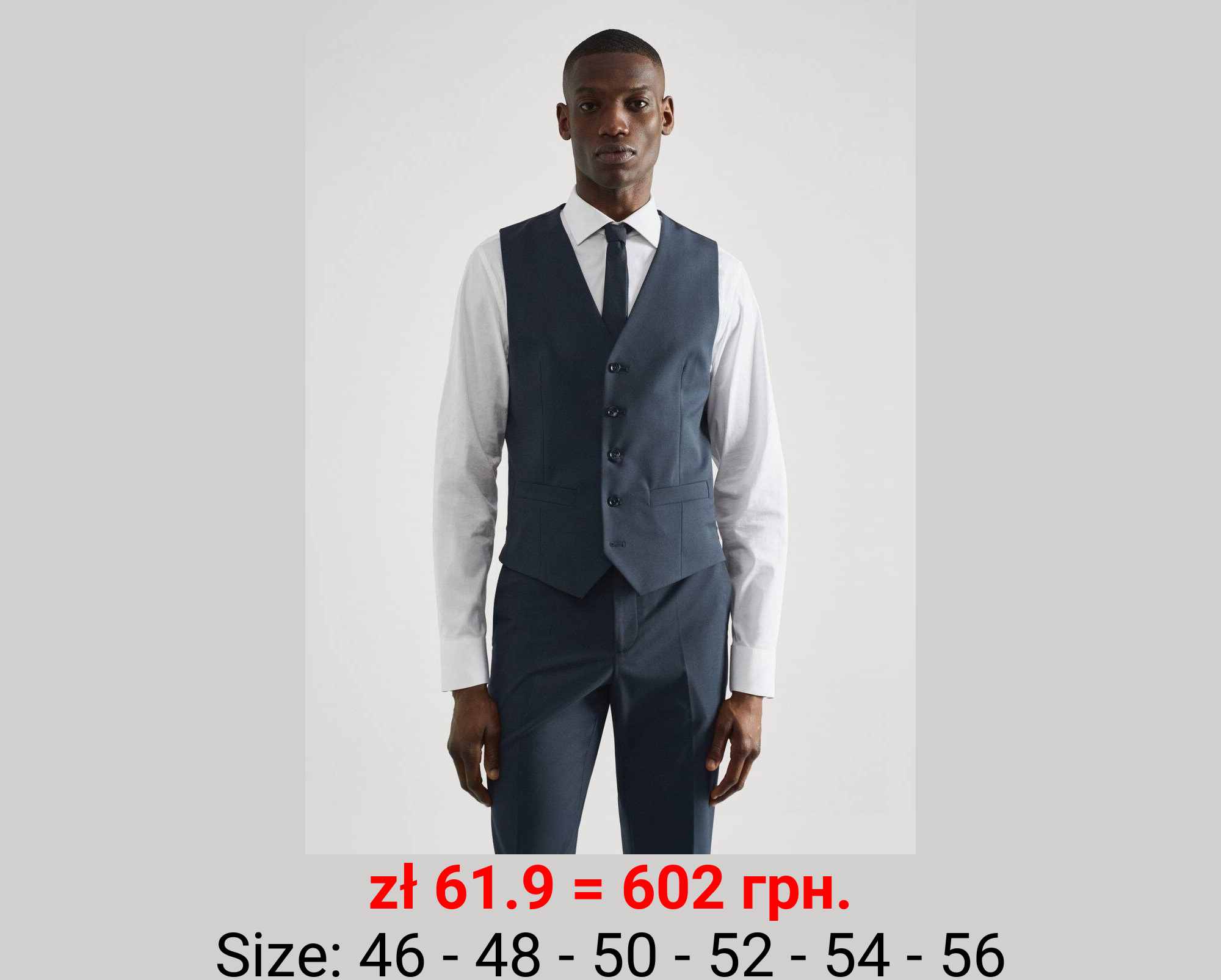 Chaleco traje slim fit