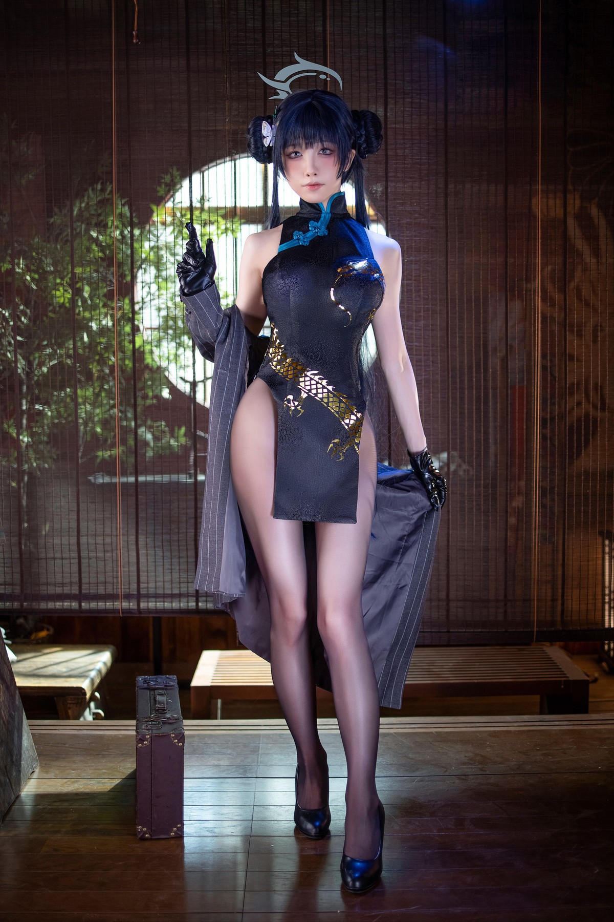 Cosplay 水淼Aqua 碧蓝档案 妃咲 Set.01 3