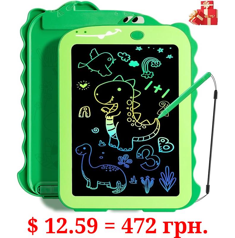 Teriph LCD Writing Tablet for Kids, Colorful Toddlers Toys Drawing Board, Educational Kid Toys, Doodle Pad Dinosaur Toys for 2 3 4 5 6 7 8 Year Old Boys Girls Christmas Birthday Gifts,8.5inch