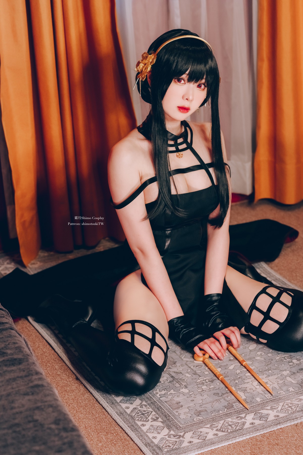 霜月shimo Cosplay 約兒黑禮服＋內衣睡裙 5