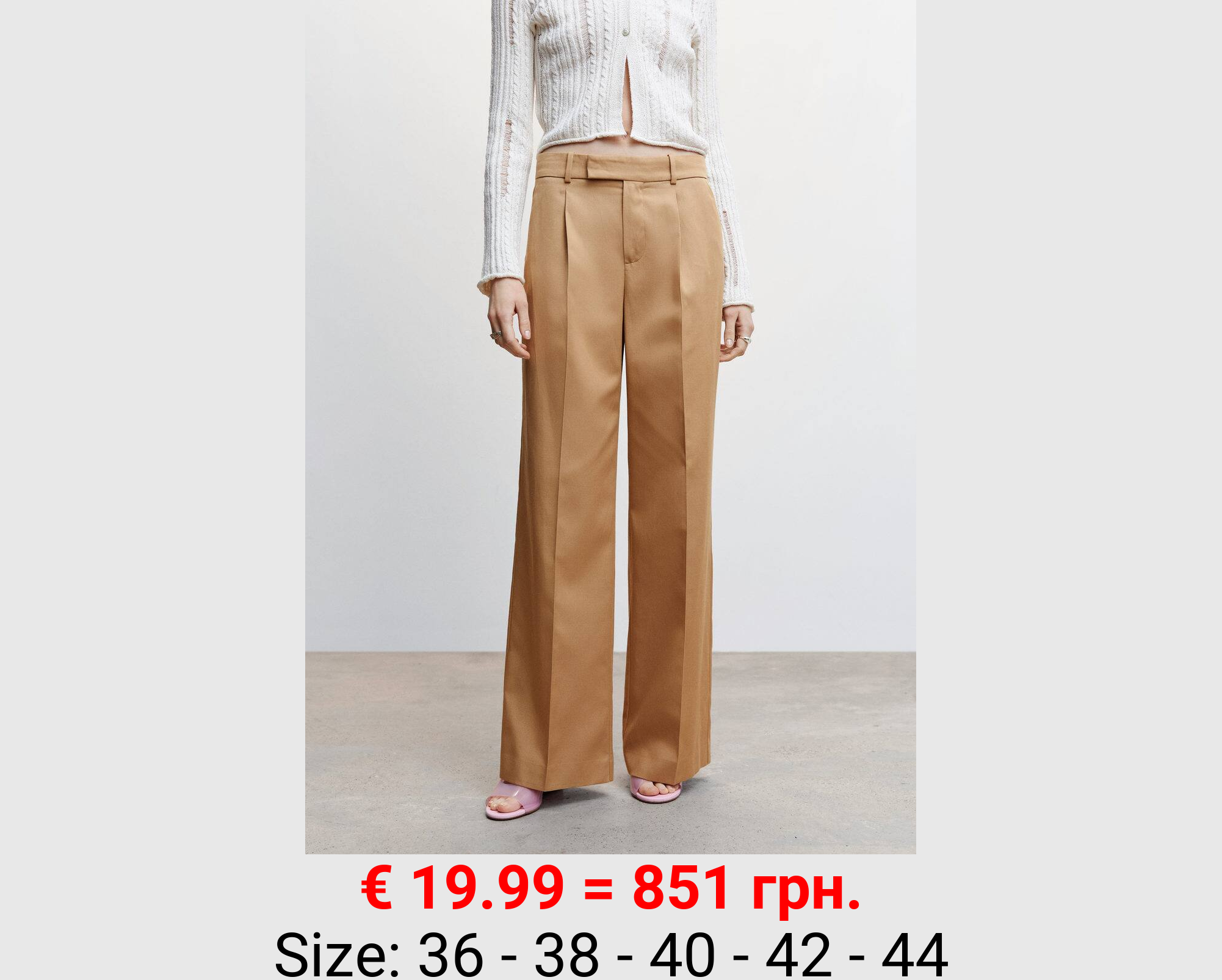 Pantalón wideleg lyocell