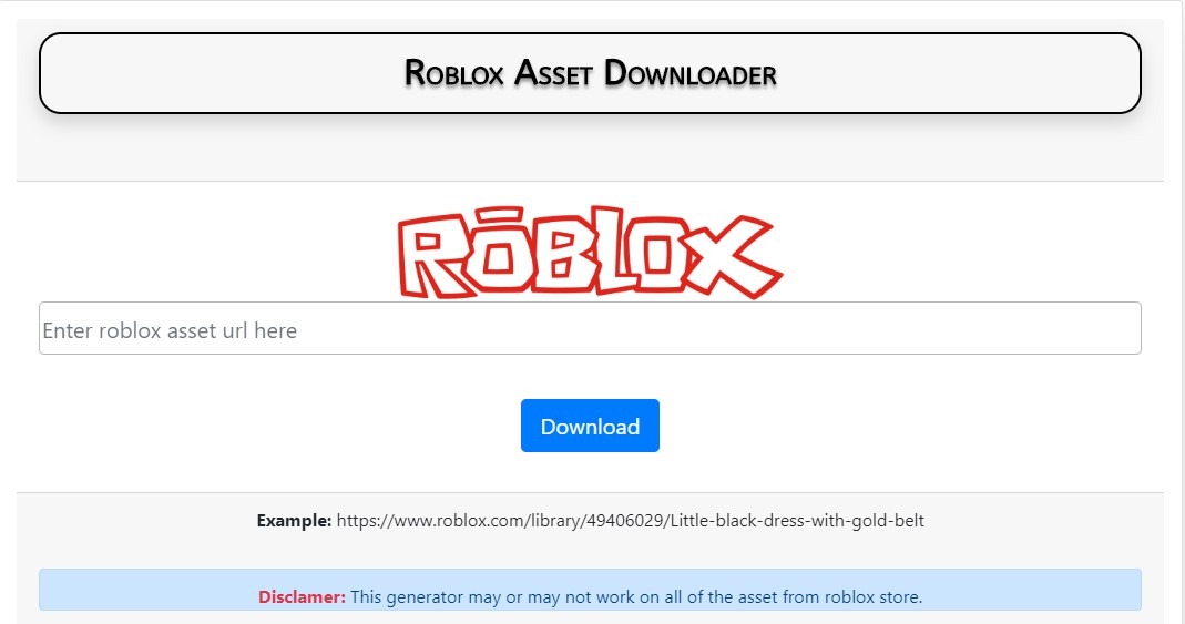 Roblox Asset Downloader Telegraph - roblox assert downloader
