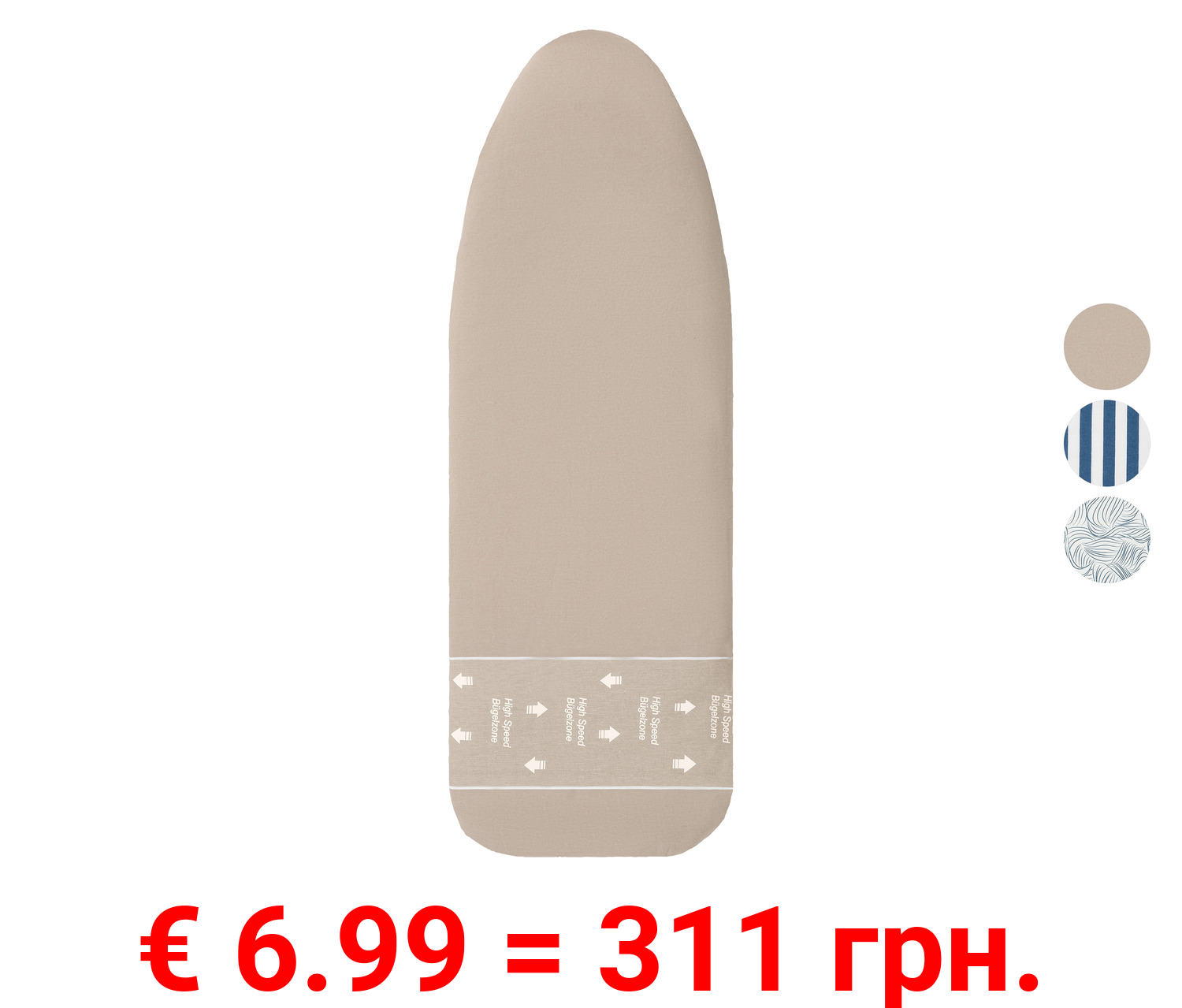 LIVARNO home Bügeltischbezug, mit Anti–Tropf–Funktion und Turbo-Gleitzone