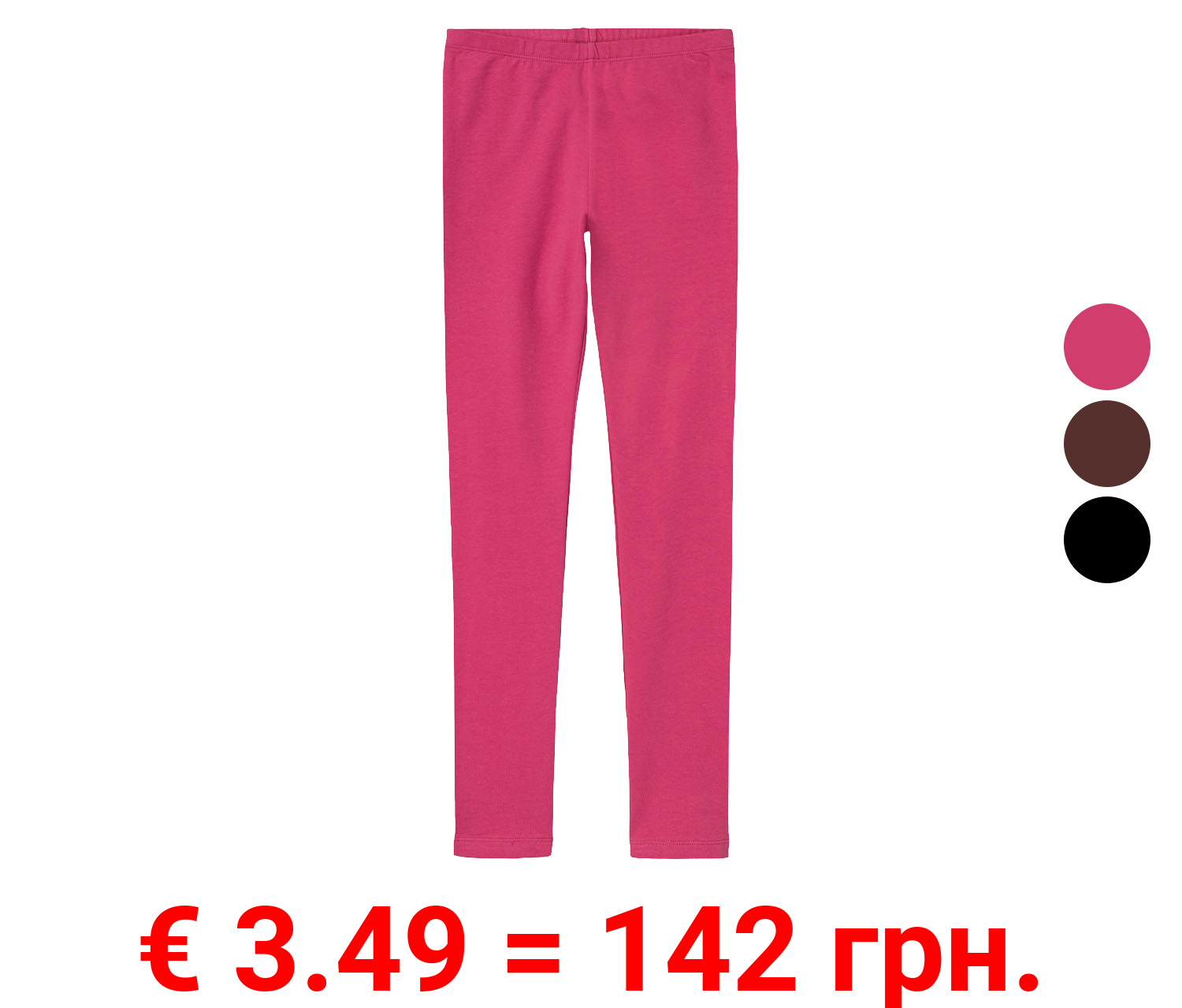 pepperts Kinder Mädchen Thermoleggings mit Gummizugbund