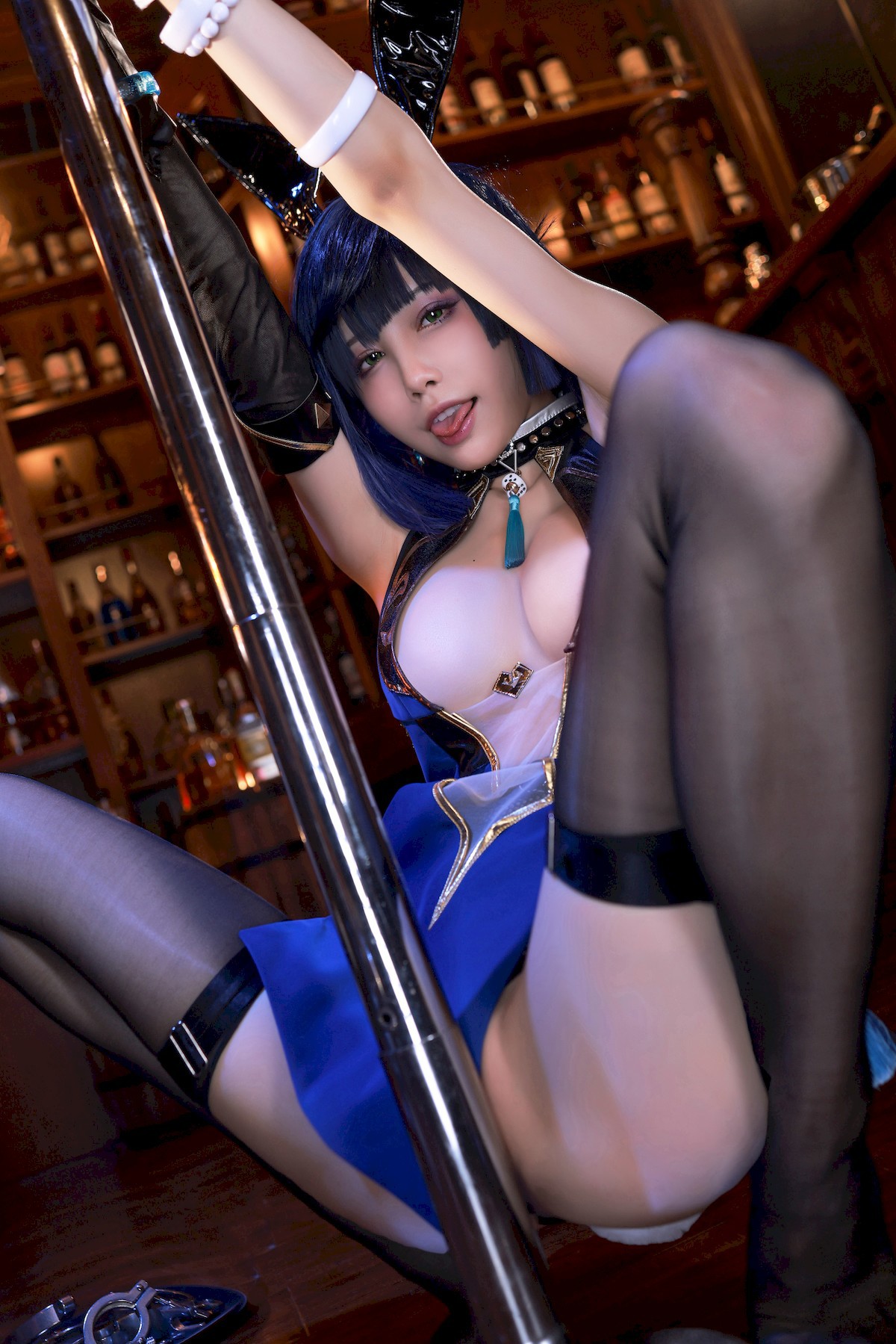 水淼aqua Cosplay 夜兰 Yelan Vol.02 25