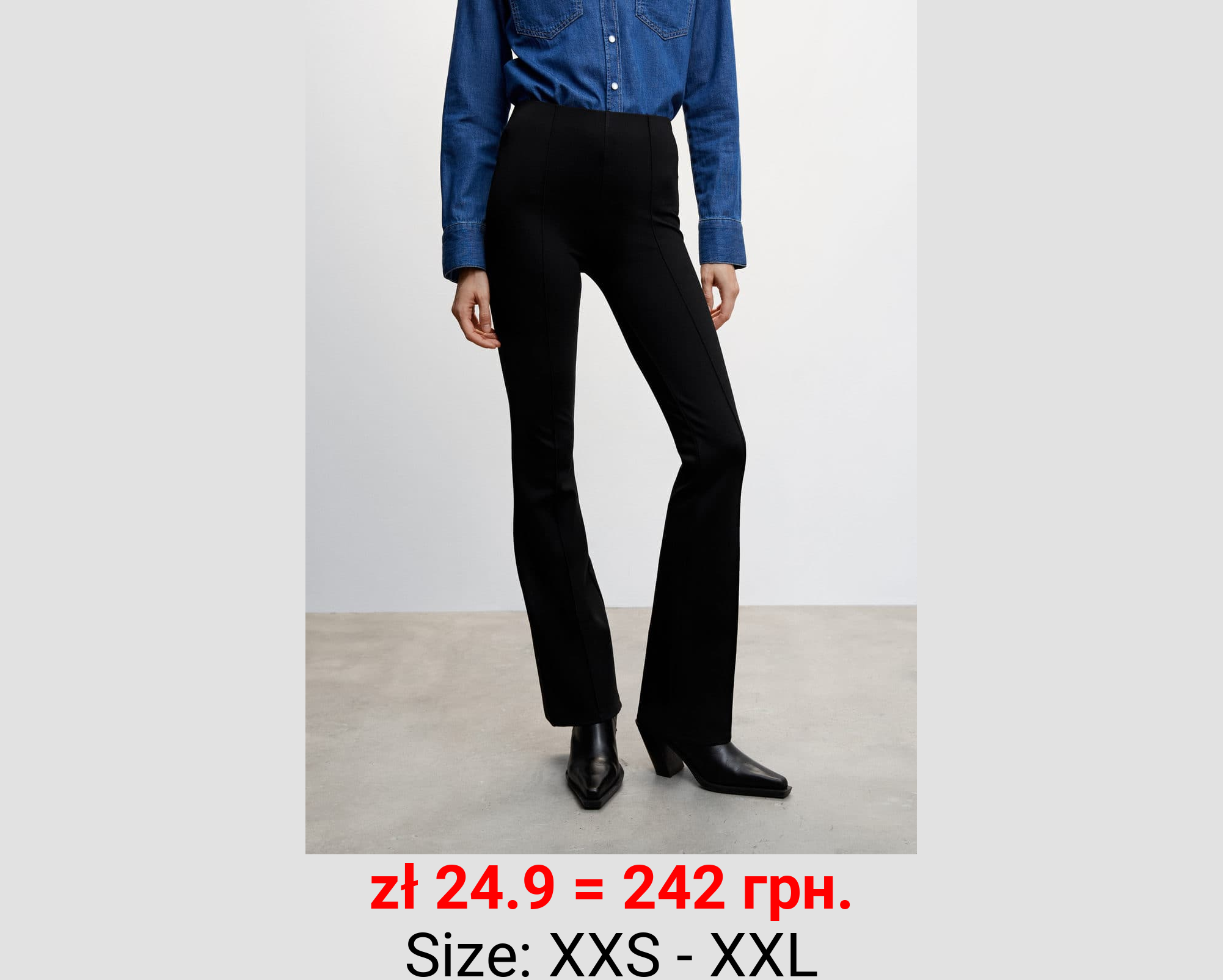 Leggings acampanados