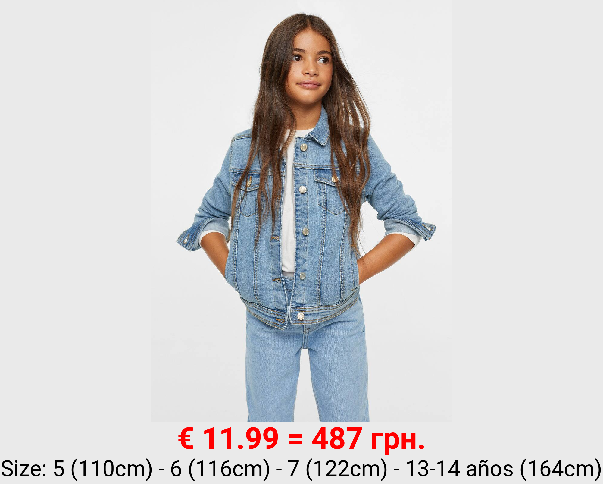 Chaqueta vaquera bolsillos 