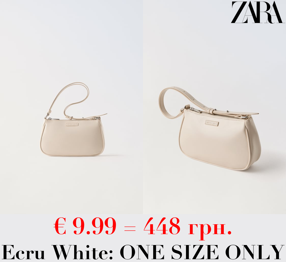 PATENT-FINISH SHOULDER BAG