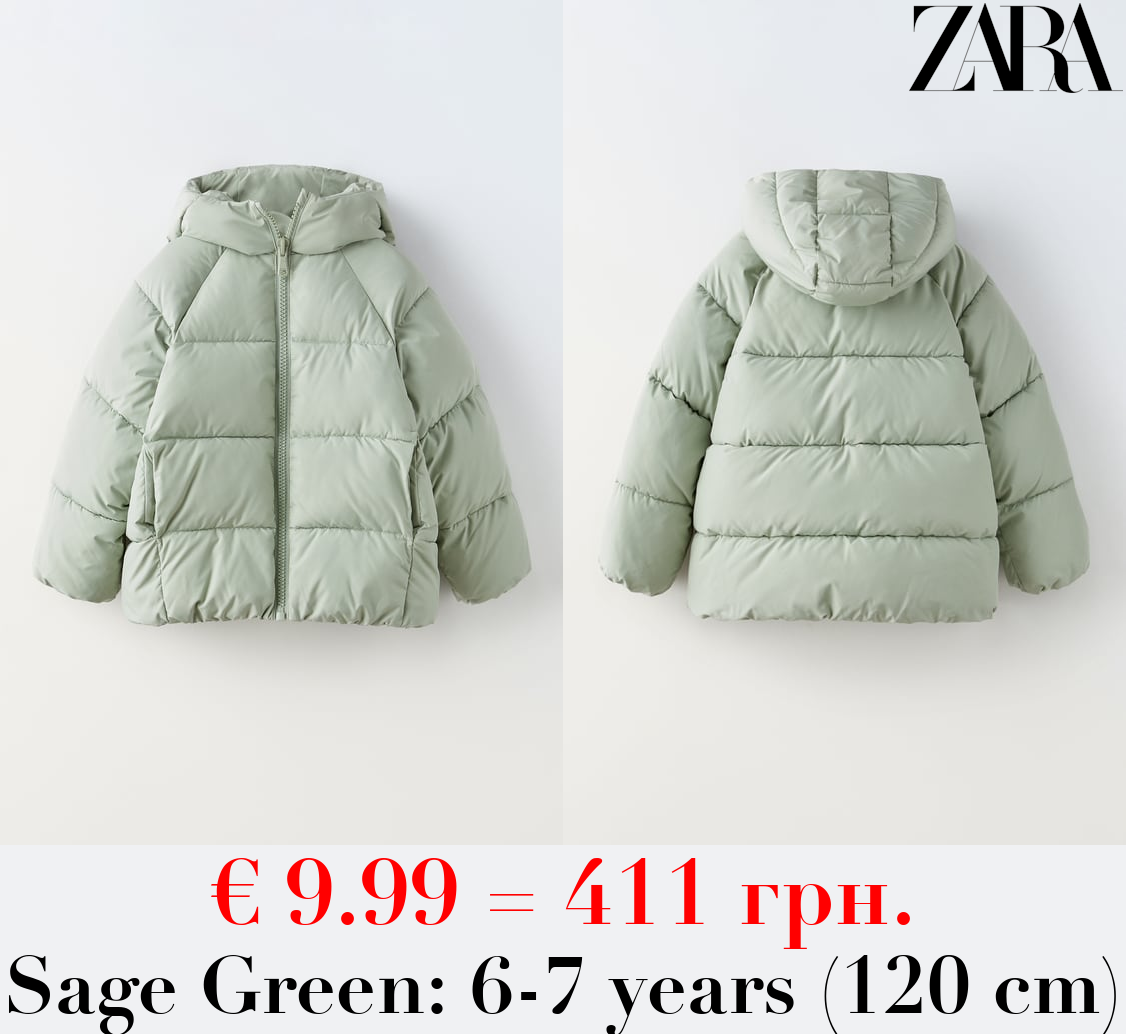 HOODED PUFFER JACKET