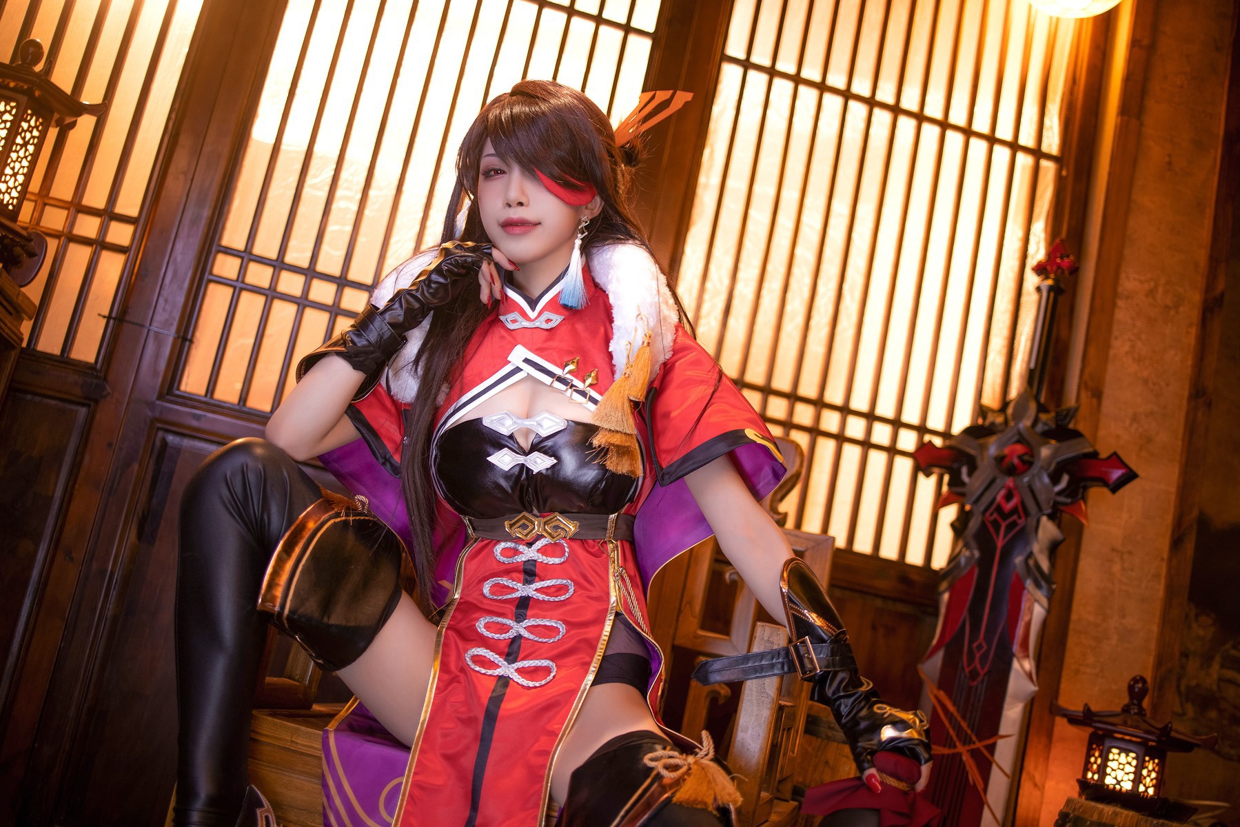Cosplay 水淼Aqua 北斗原造型 2
