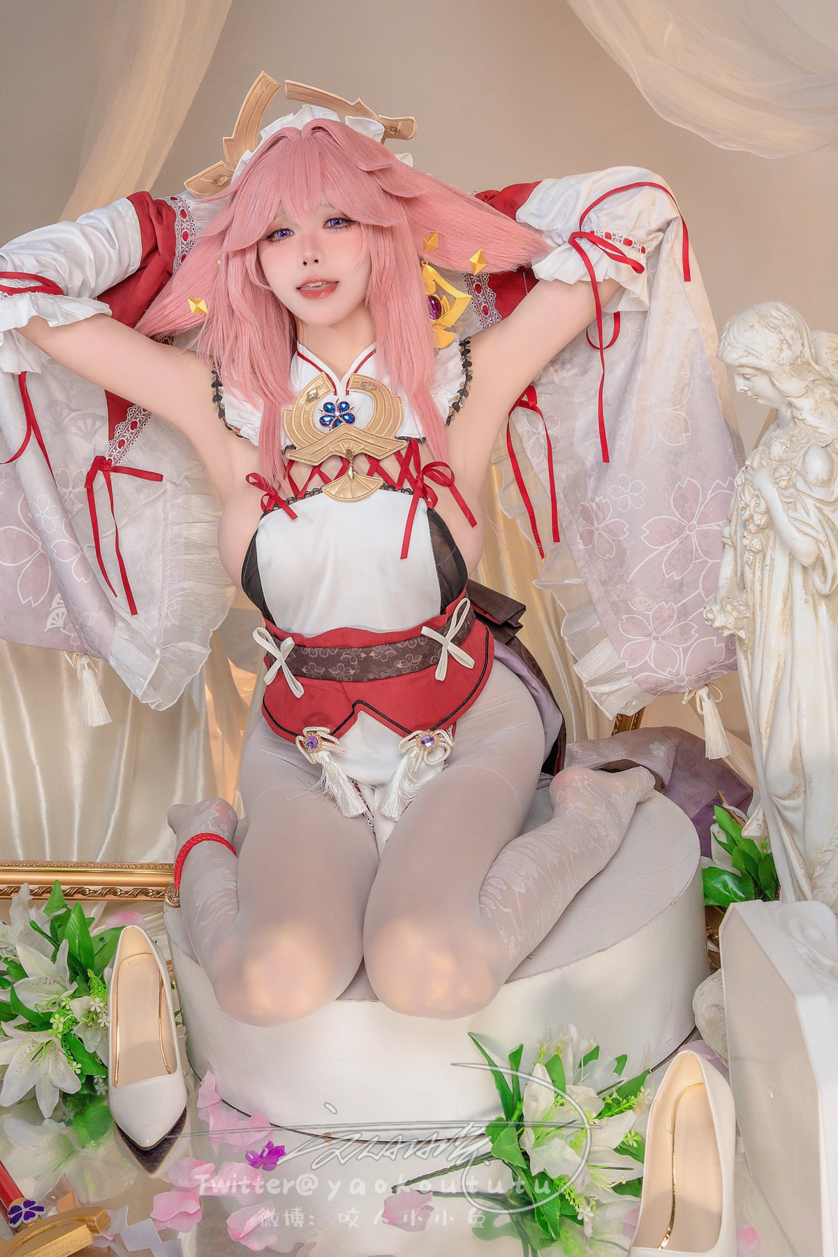 Cosplay 黏黏团子兔 春江水暖 神子贺岁 Set.01 34