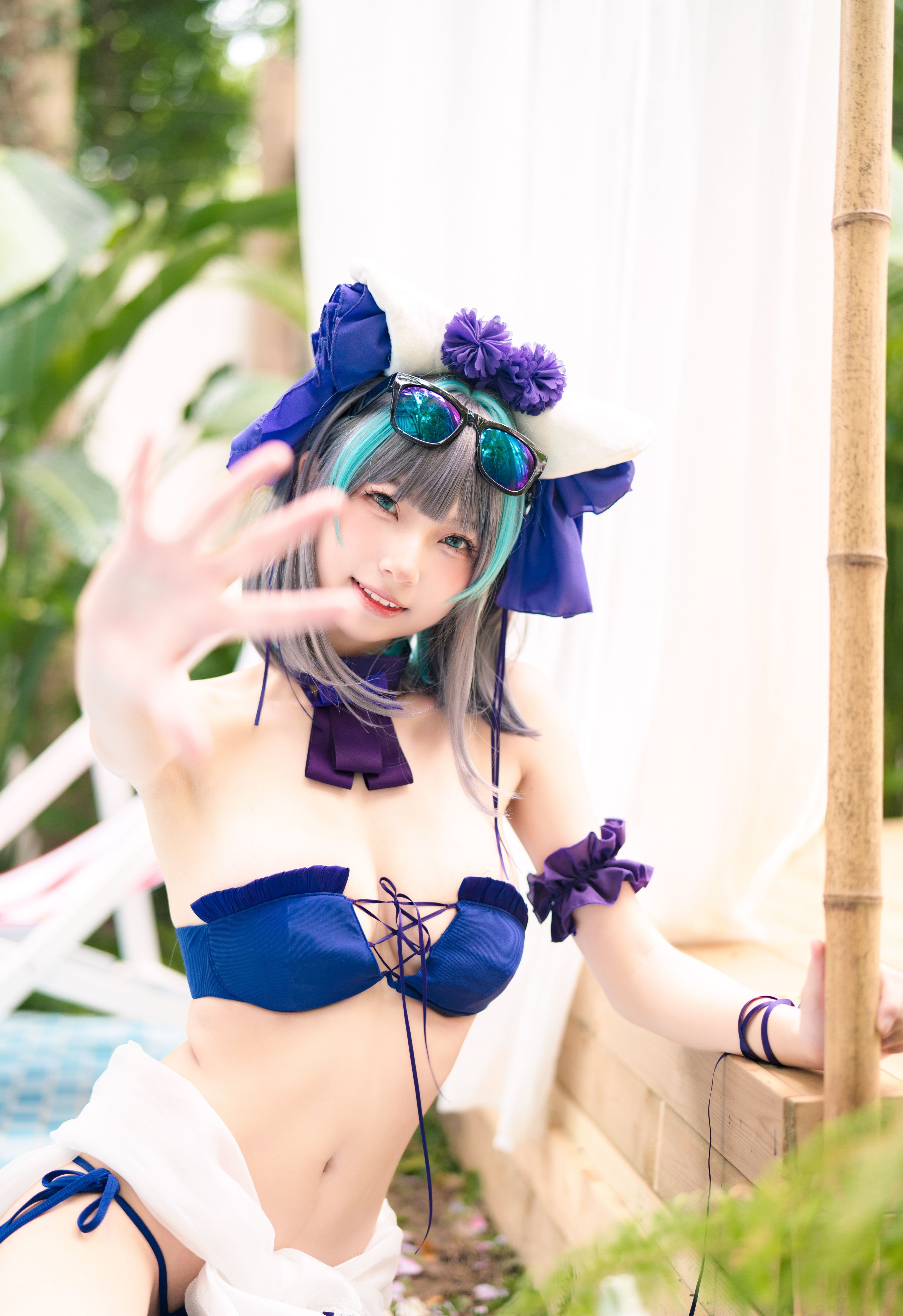 橙喵 柴郡COS 着水 [16P-210MB] 5
