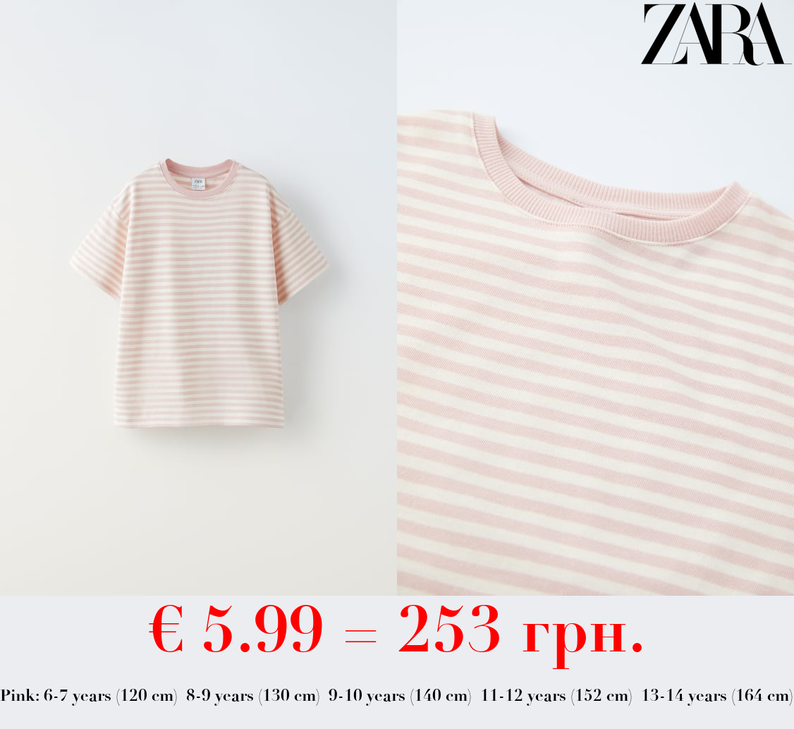 STRIPED MEDIUM WEIGHT T-SHIRT