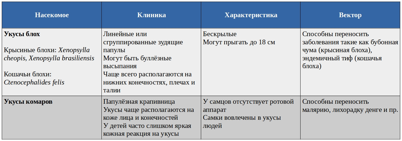 Укусы клопов – Telegraph