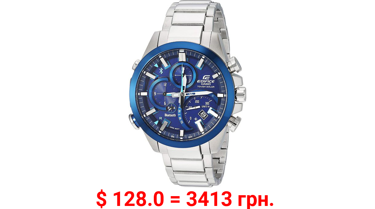 Casio Edifice EQB-501DB-2A Smartphone Link Watch (Stainless Steel)