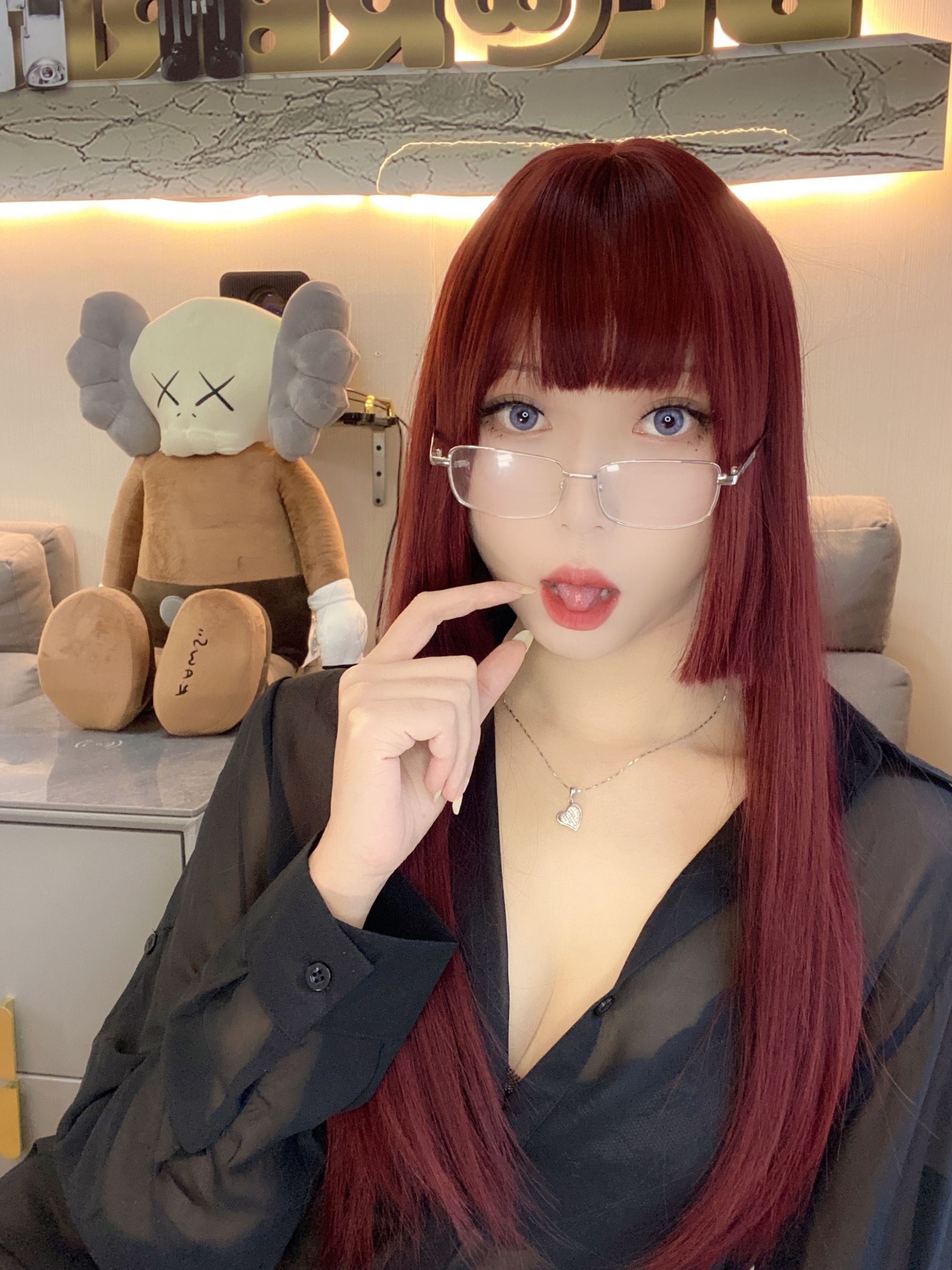 Money冷冷 - 黑衬衫 [60P2V1.11GB] 54