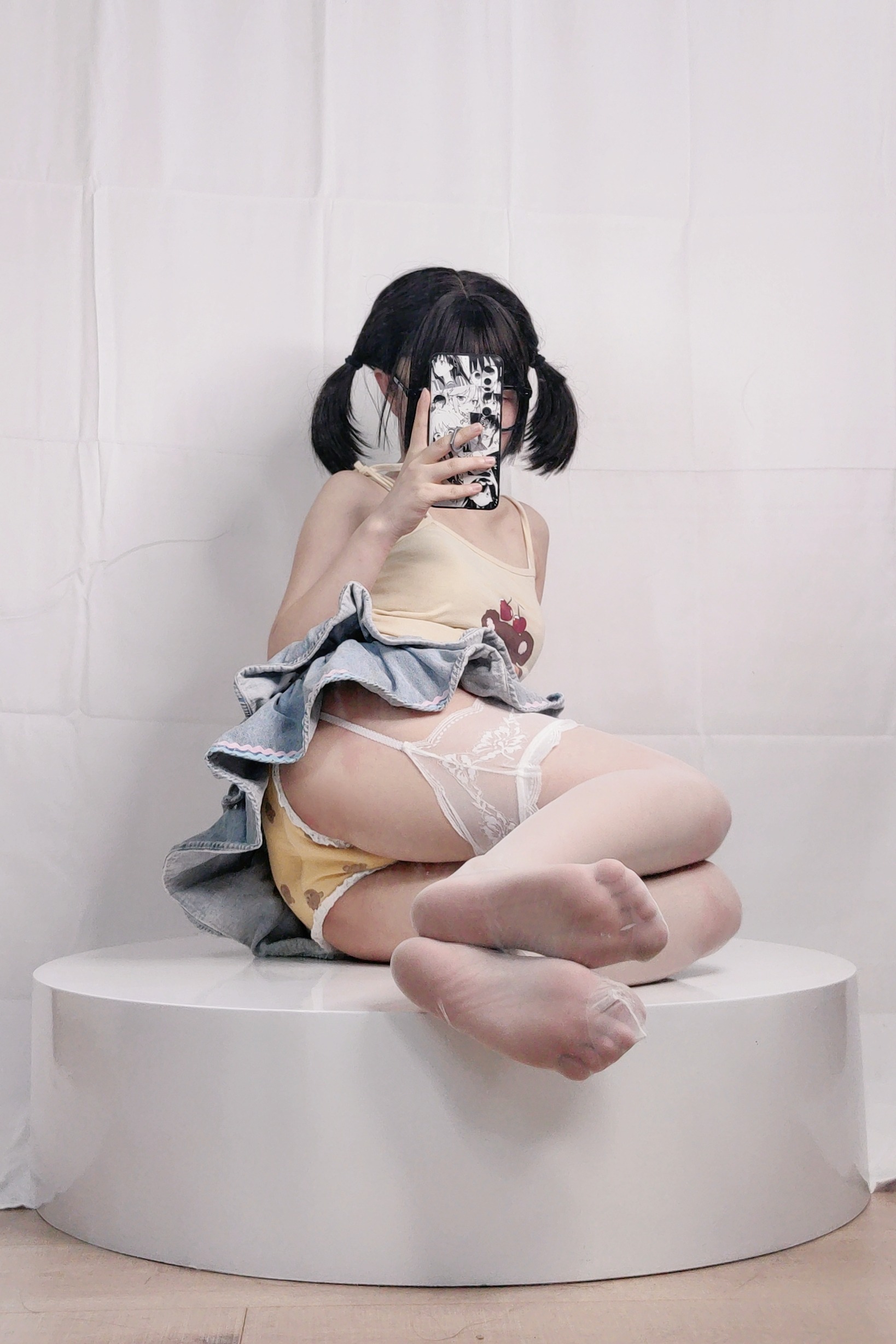 神沢永莉 绫蛋糕裙吊带袜汐 14
