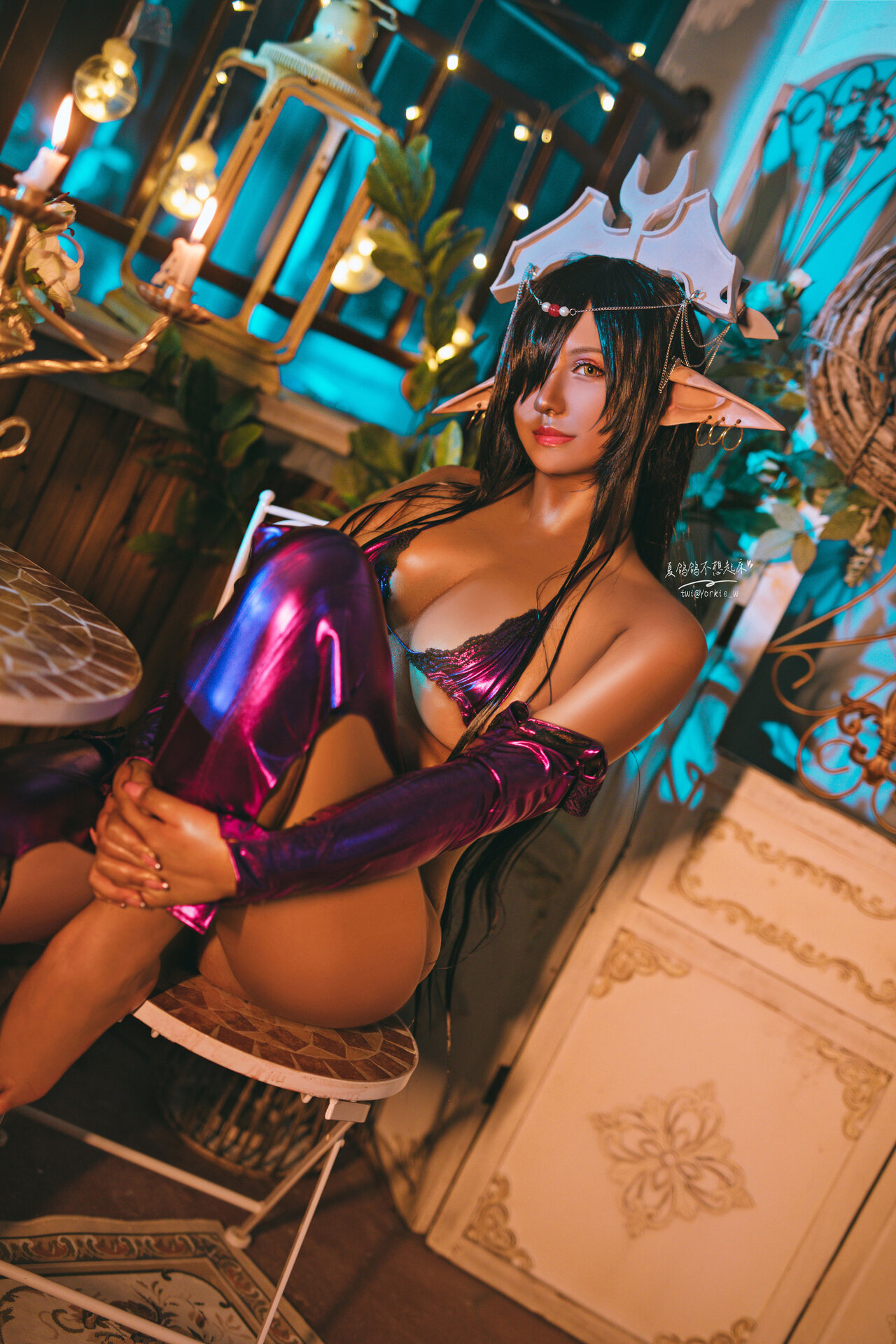 [夏鸽鸽不想起床] Olga Discordia オリガ・ディスコルディア (クロイヌ ～気高き聖女は白濁に染まる～) 34