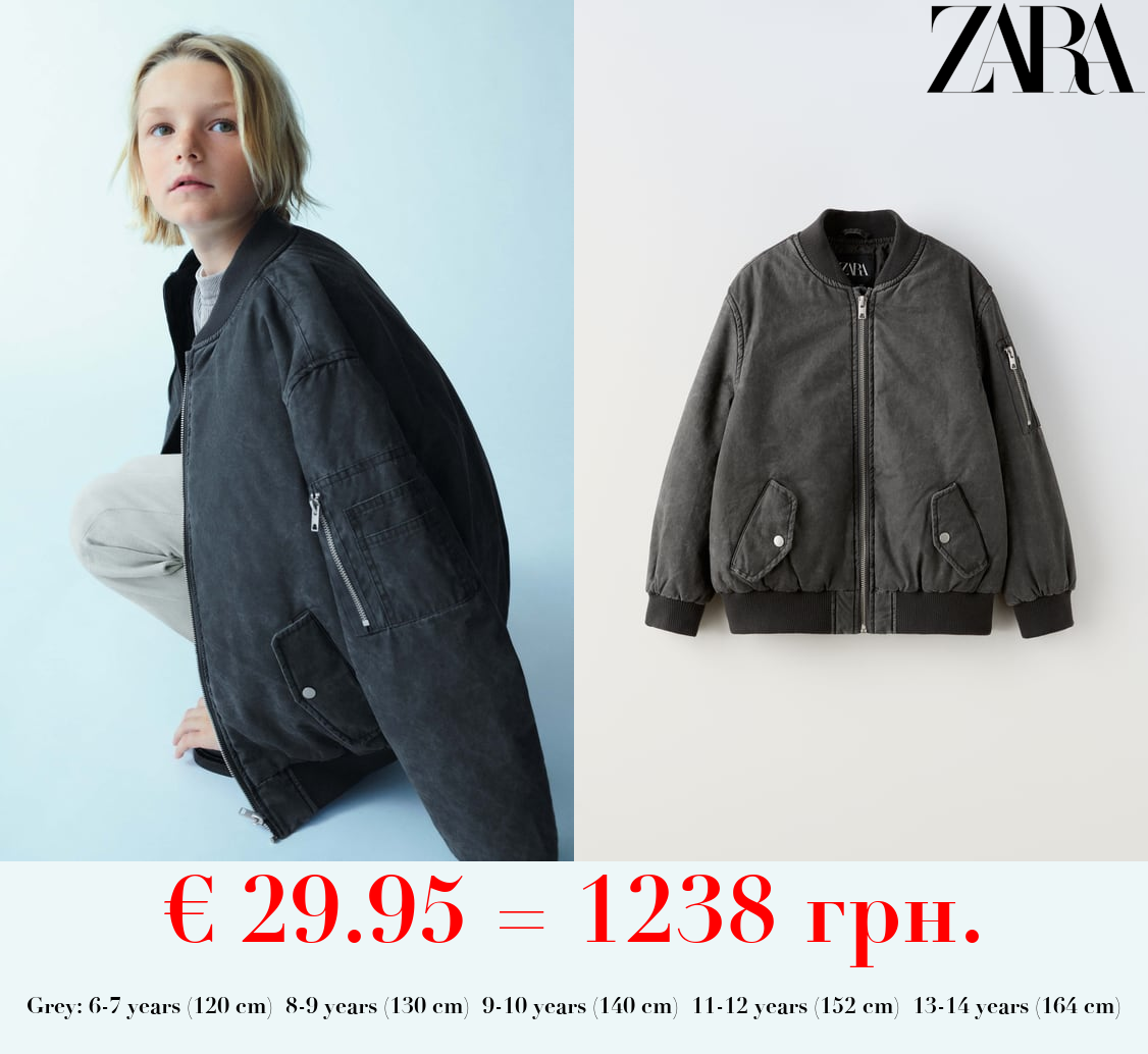 OVERDYED BOMBER JACKET