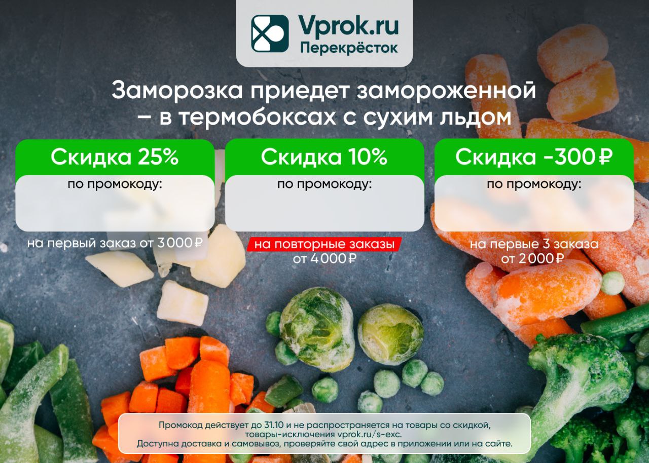 Перекресток заказ на дом. Продукты в шаге.