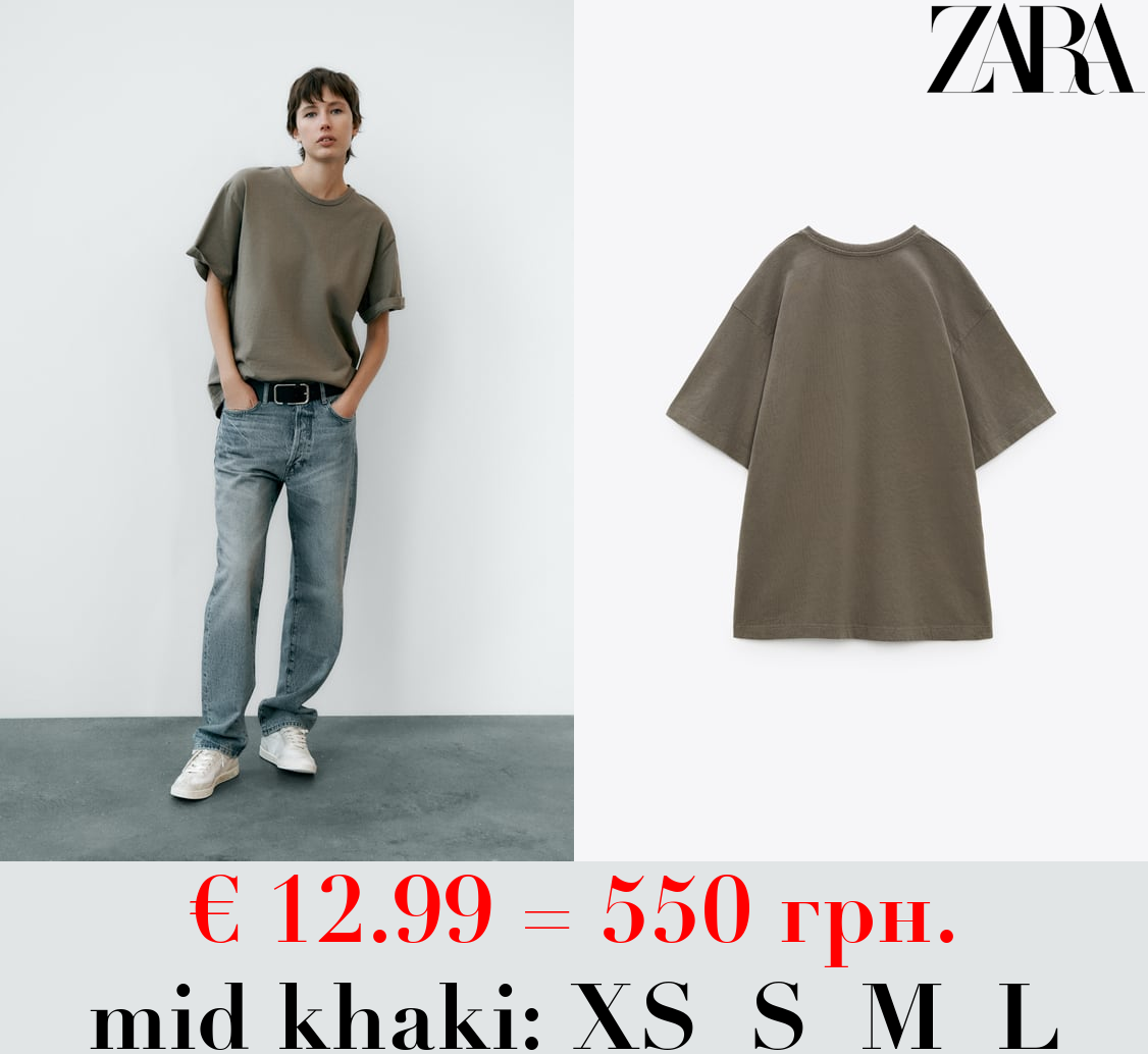 OVERSIZE HEAVY WEIGHT FADED T-SHIRT