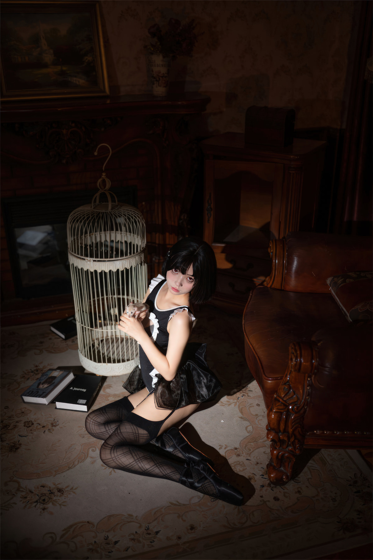 Cosplay 花铃 马戏团芭蕾 吊带袜高叉 8