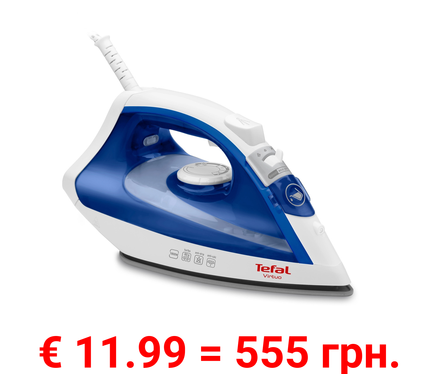 Tefal Dampfbügeleisen »VIRTUO FV1711«, 1800 W