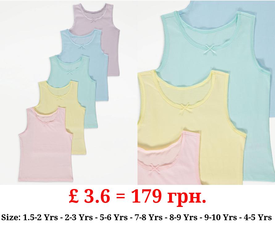 Pastel Vests 5 Pack