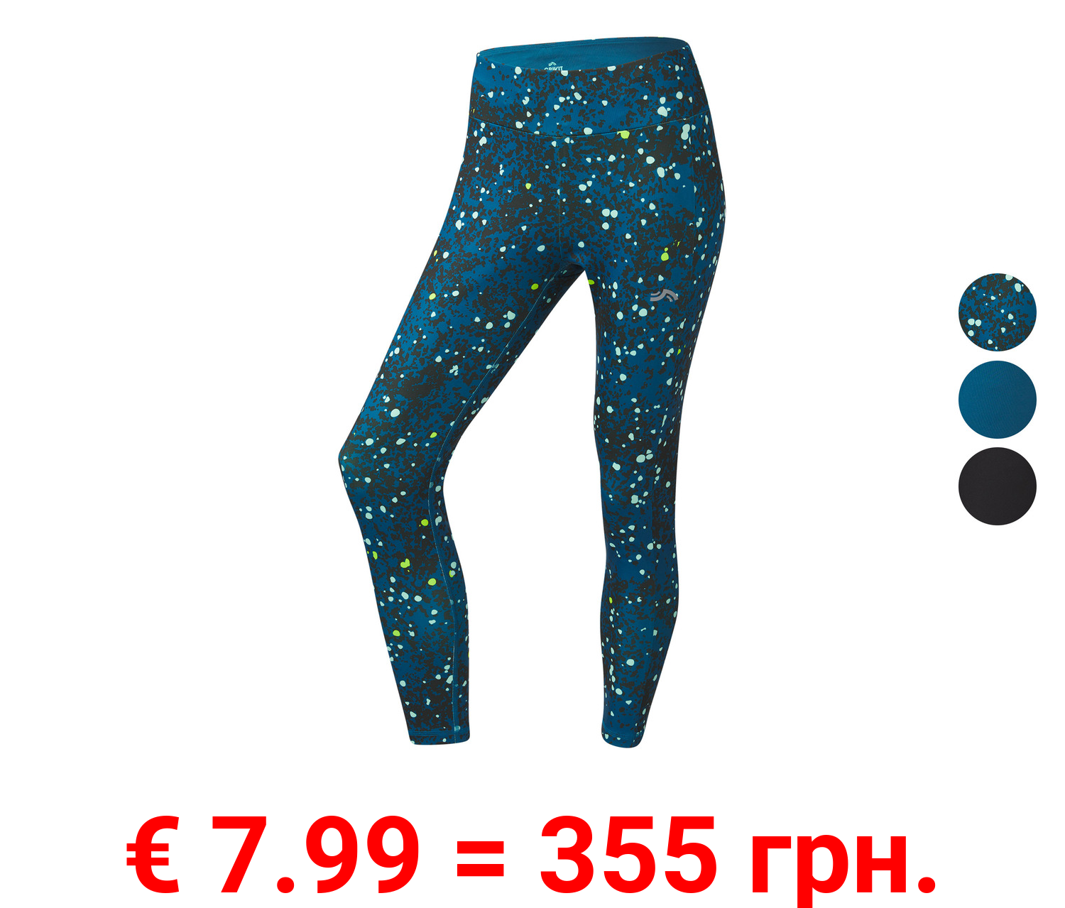 CRIVIT Damen Funktionstights, schnelltrocknend